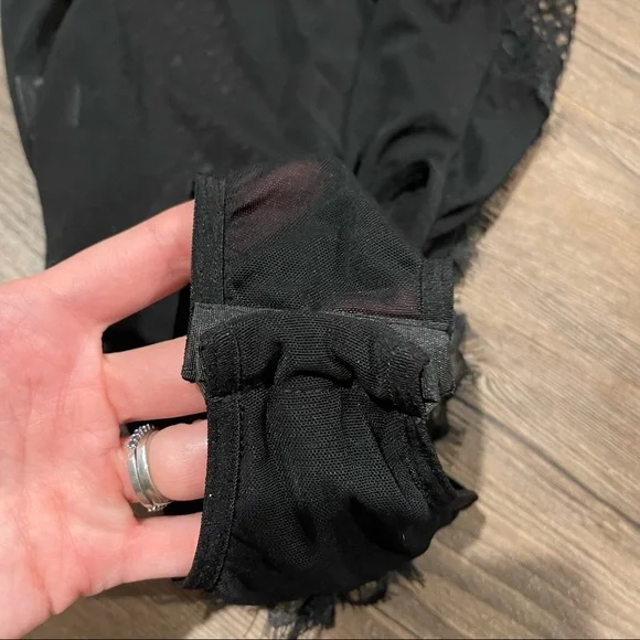 Nasty Gal | Such a Mesh Black Bodysuit in Black - Picture 6 of 10